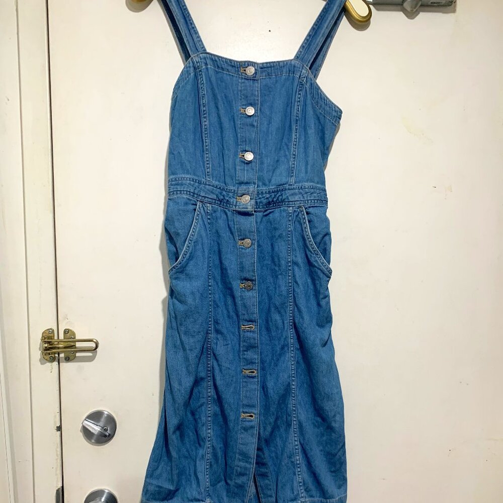 LEVI'S DENIM SLEEVELESS DRESSES SIZE XS